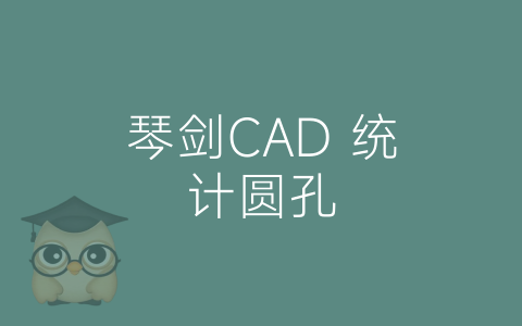 琴剑CAD 统计圆孔-博士钣金 - www.bsbanjin.com