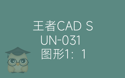 王者CAD SUN-031 图形1：1-博士钣金 - www.bsbanjin.com