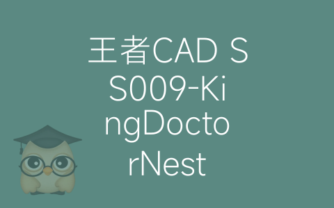 王者CAD SS009-KingDoctorNest-博士钣金 - www.bsbanjin.com