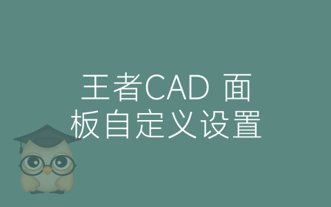 王者CAD 面板自定义设置-博士钣金 - www.bsbanjin.com